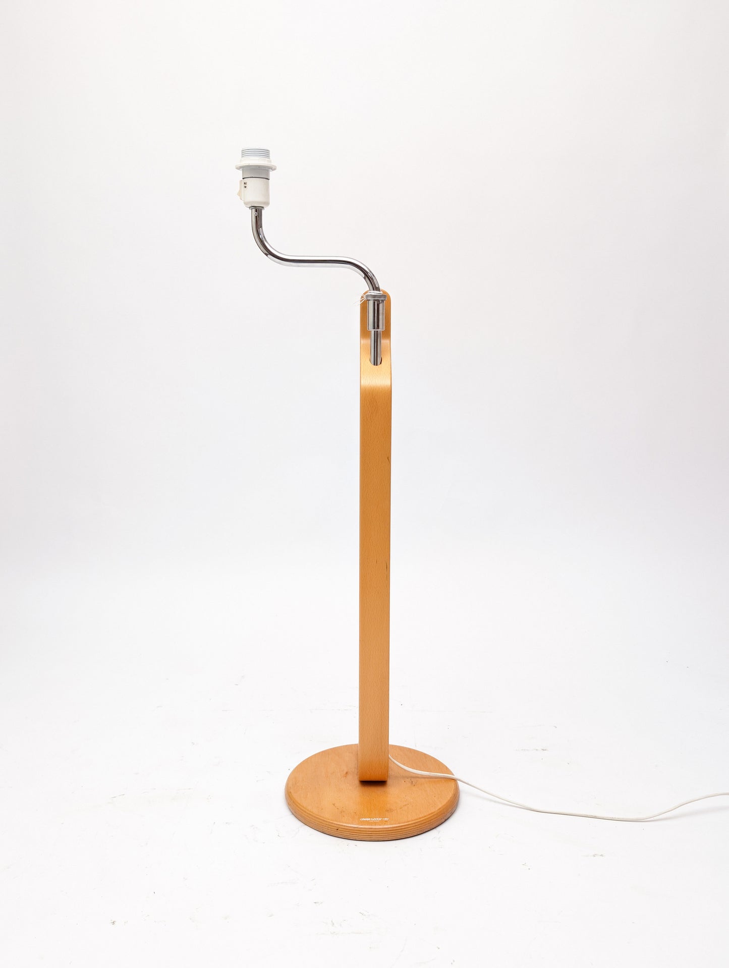 1980s Bentwood Beech Grevie Floor Lamp by Lars Bessfelt for Atelje Lyktan Sweden