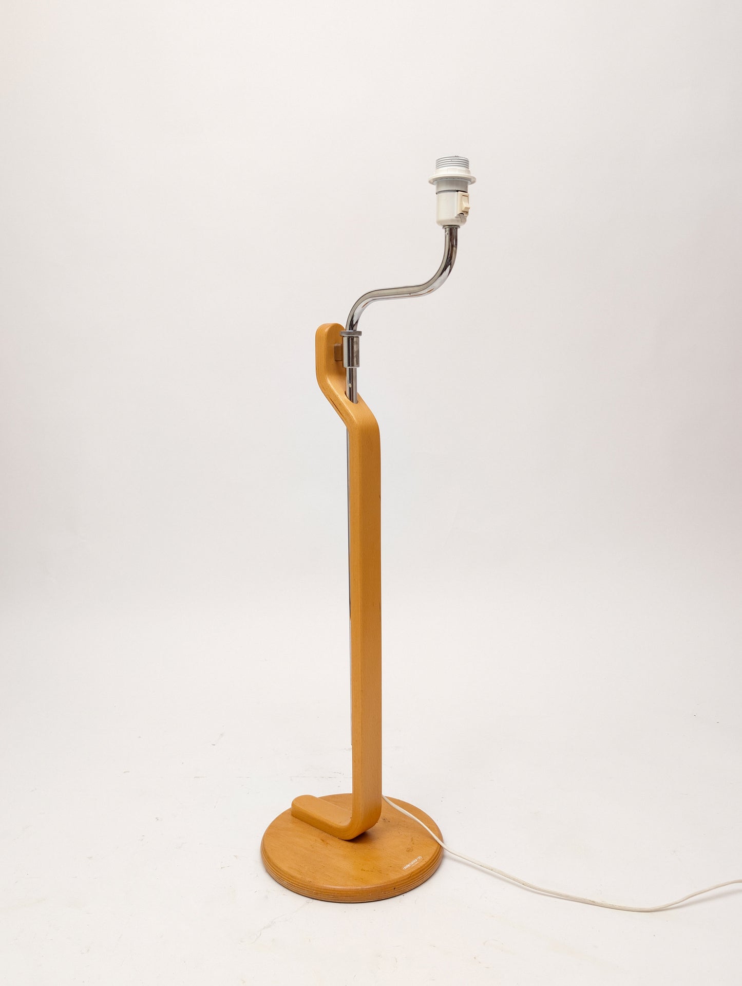 1980s Bentwood Beech Grevie Floor Lamp by Lars Bessfelt for Atelje Lyktan Sweden