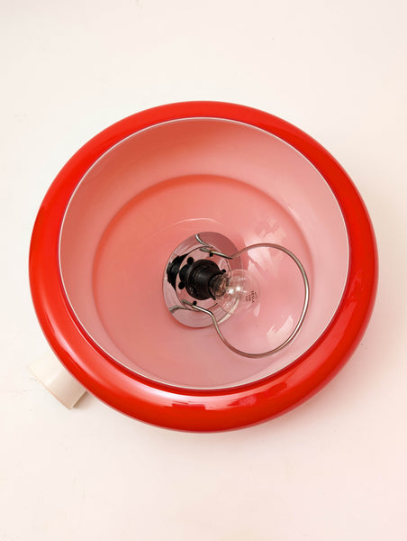 Mid-Century Saucer Rise and Fall Suspension Pendant Lamp
