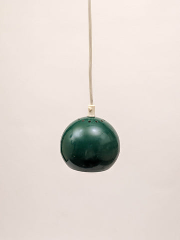 1960 Herda Dutch Design Eyeball Hanging Green Lamp