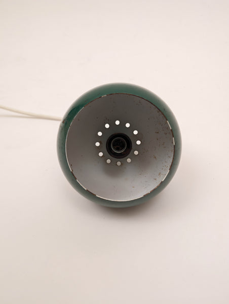 1960 Herda Dutch Design Eyeball Hanging Green Lamp