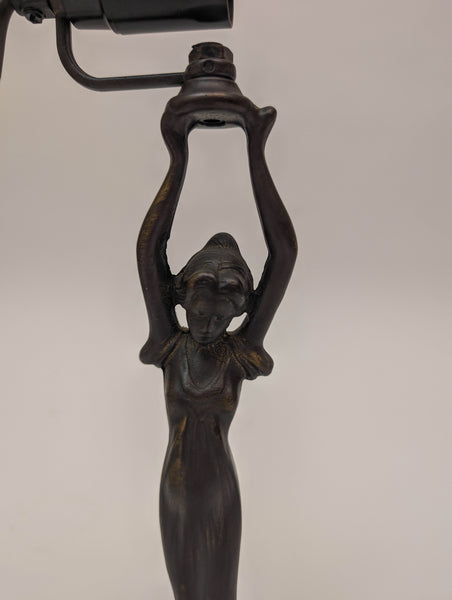 1930s Danish Art Deco Lamp of Lady