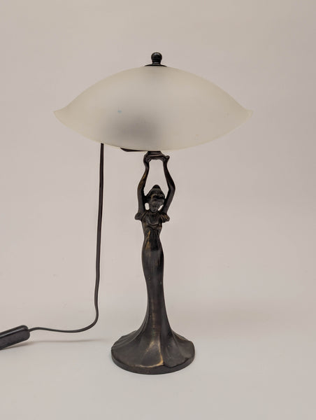 1930s Danish Art Deco Lamp of Lady