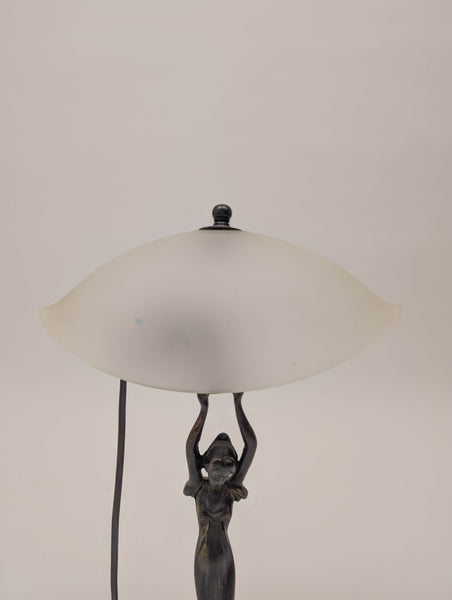 1930s Danish Art Deco Lamp of Lady