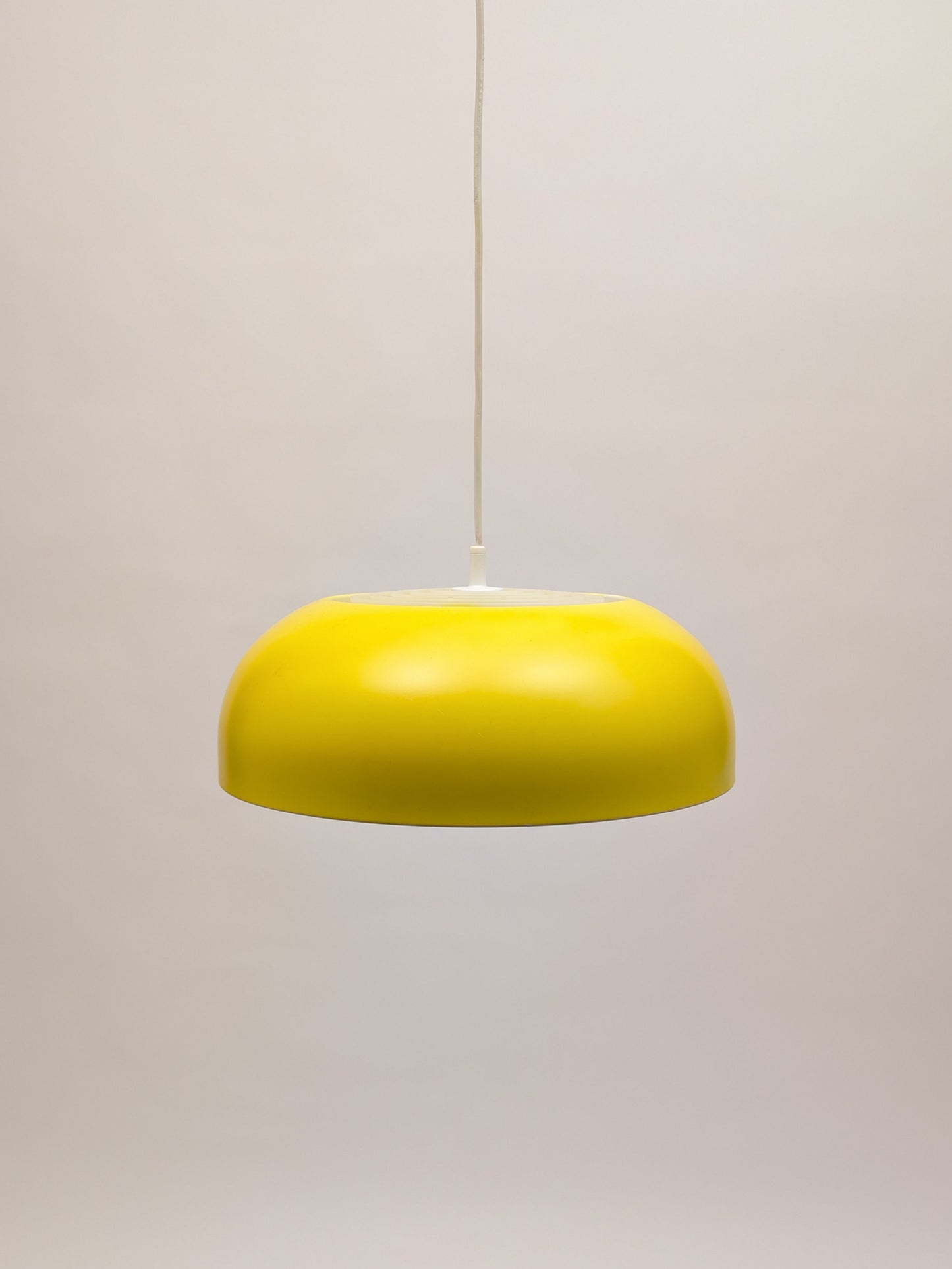 Vintage Bright Yellow Pendant Lamp