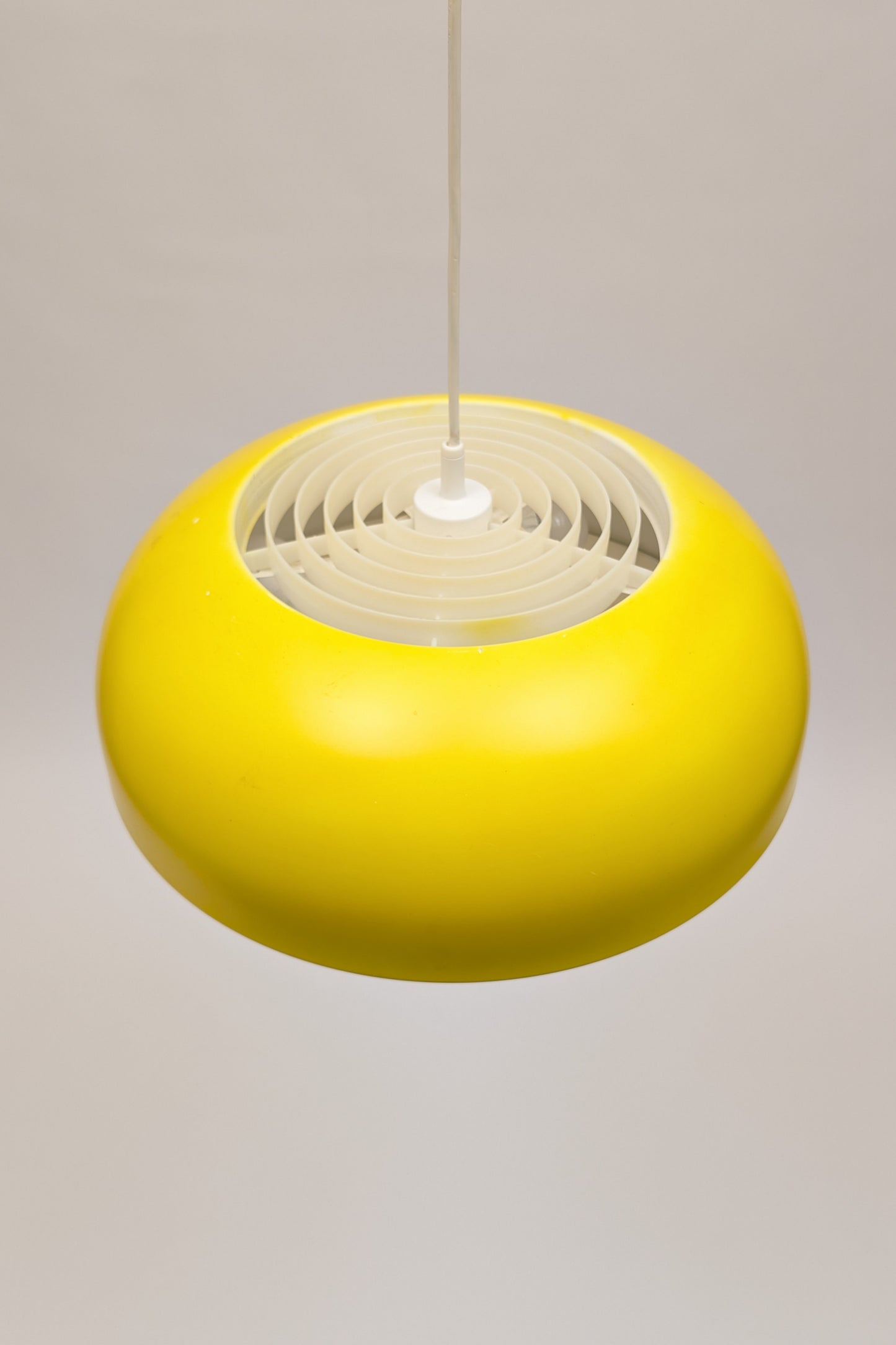 Vintage Bright Yellow Pendant Lamp