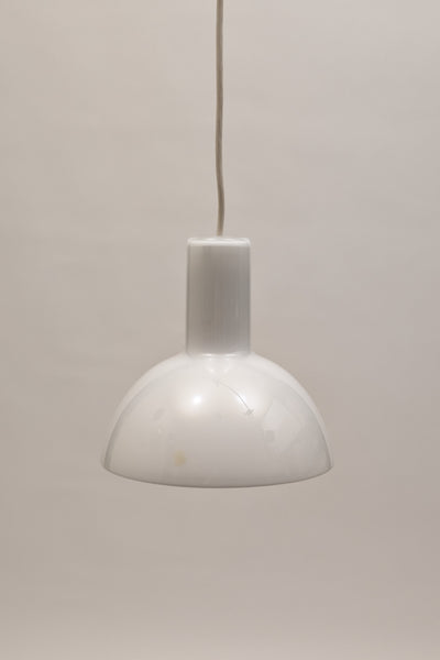 Small Model Skyline Pendant in Opaline Glass by Sidse Werner for Royal Copenhagen, 1980s