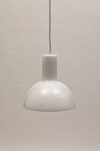Small Model Skyline Pendant in Opaline Glass by Sidse Werner for Royal Copenhagen, 1980s