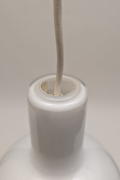 Small Model Skyline Pendant in Opaline Glass by Sidse Werner for Royal Copenhagen, 1980s