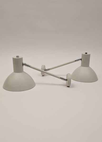 A Pair of 1960s Funnel Wall Lamps From Abc Lys