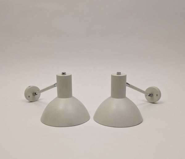 A Pair of 1960s Funnel Wall Lamps From Abc Lys