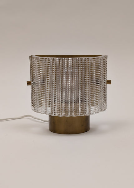 Orrefors Wall Sconce in Textured Glass, 1960s Unmarked