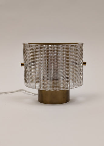 Orrefors Wall Sconce in Textured Glass, 1960s Unmarked