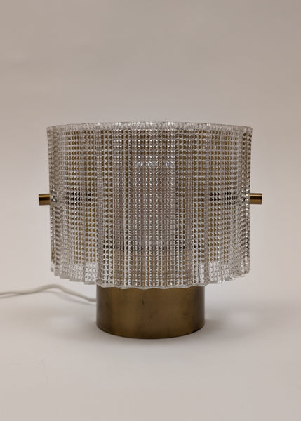 Orrefors Wall Sconce in Textured Glass, 1960s Unmarked