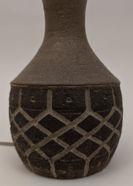 Chris Haslev 1960s Danish Ceramic Table Lamp Base