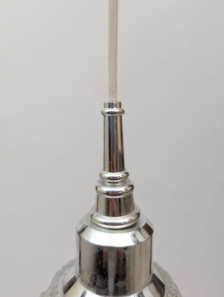 Wirkkala Revontulet Glass Hanging Lamp, Pendant Light for Humppila, Finland 1970s