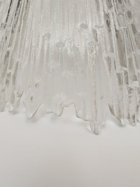 Wirkkala Revontulet Glass Hanging Lamp, Pendant Light for Humppila, Finland 1970s