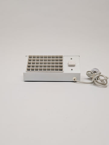 1970s Brutalist Wall Lamp, Swedish, White Sconce, Bedside Lamp
