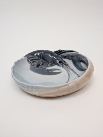 Royal Copenhagen Dish With Lobster