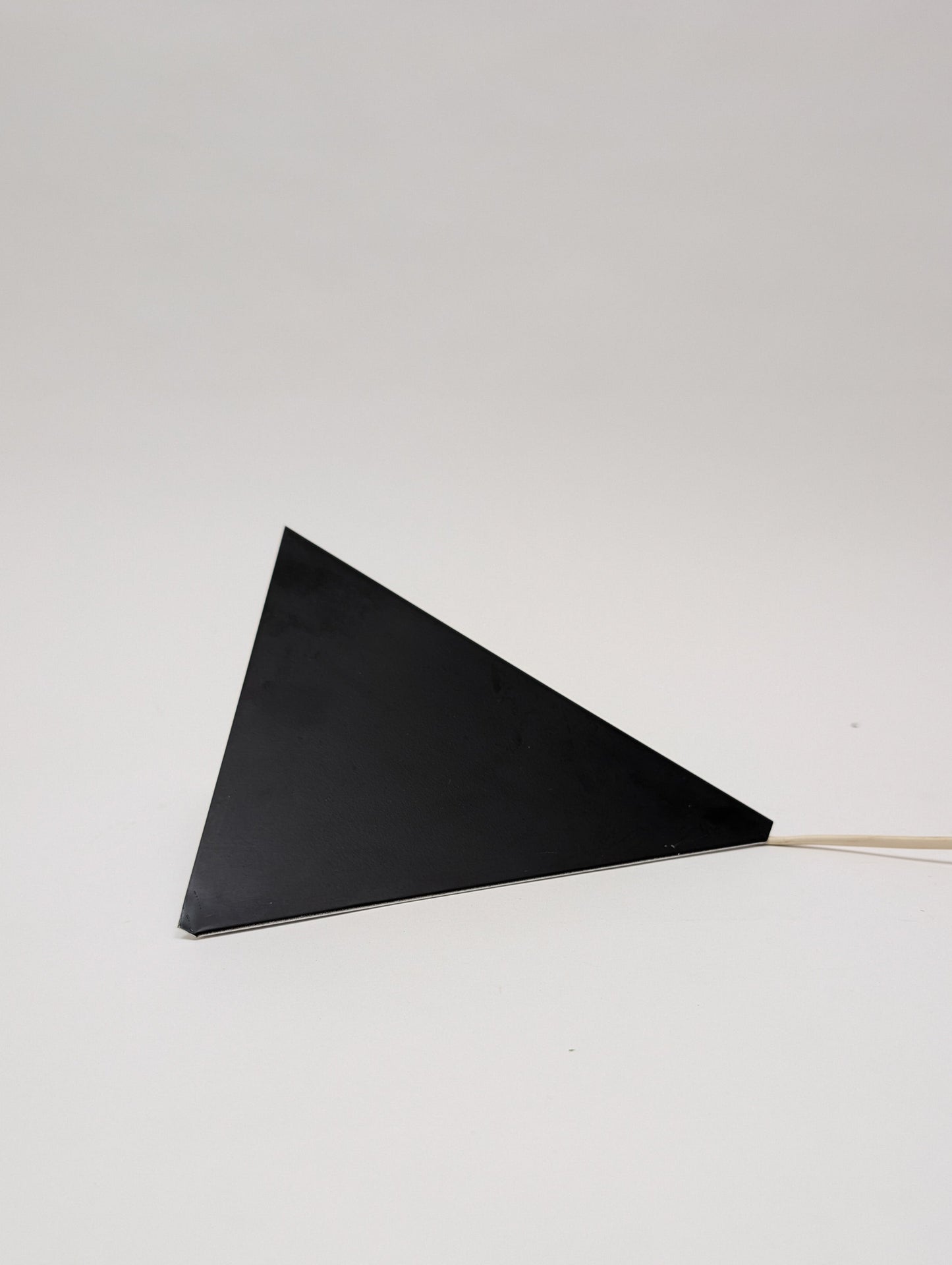 Vintage Danish Pyramid Black Sconce