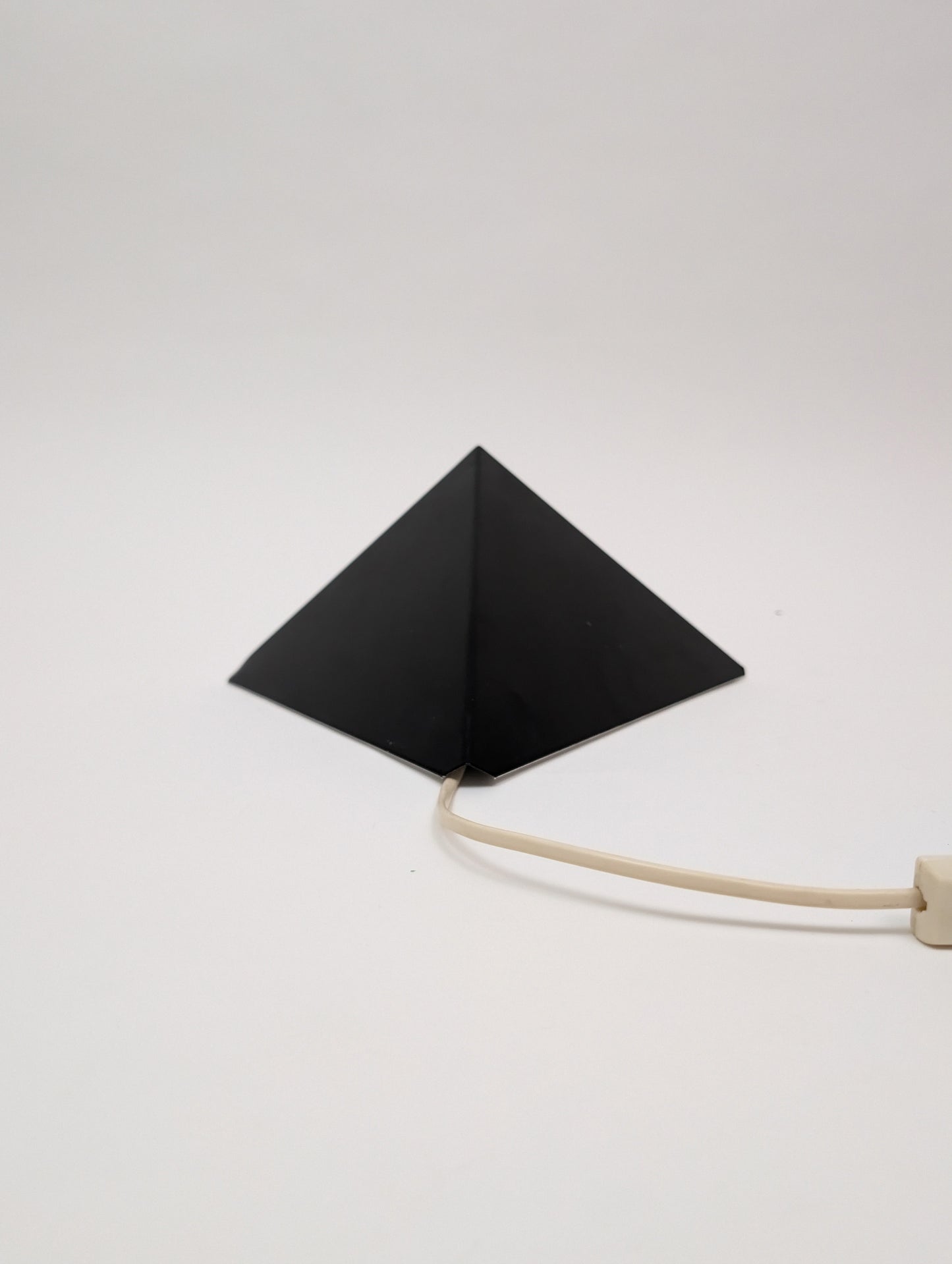 Vintage Danish Pyramid Black Sconce