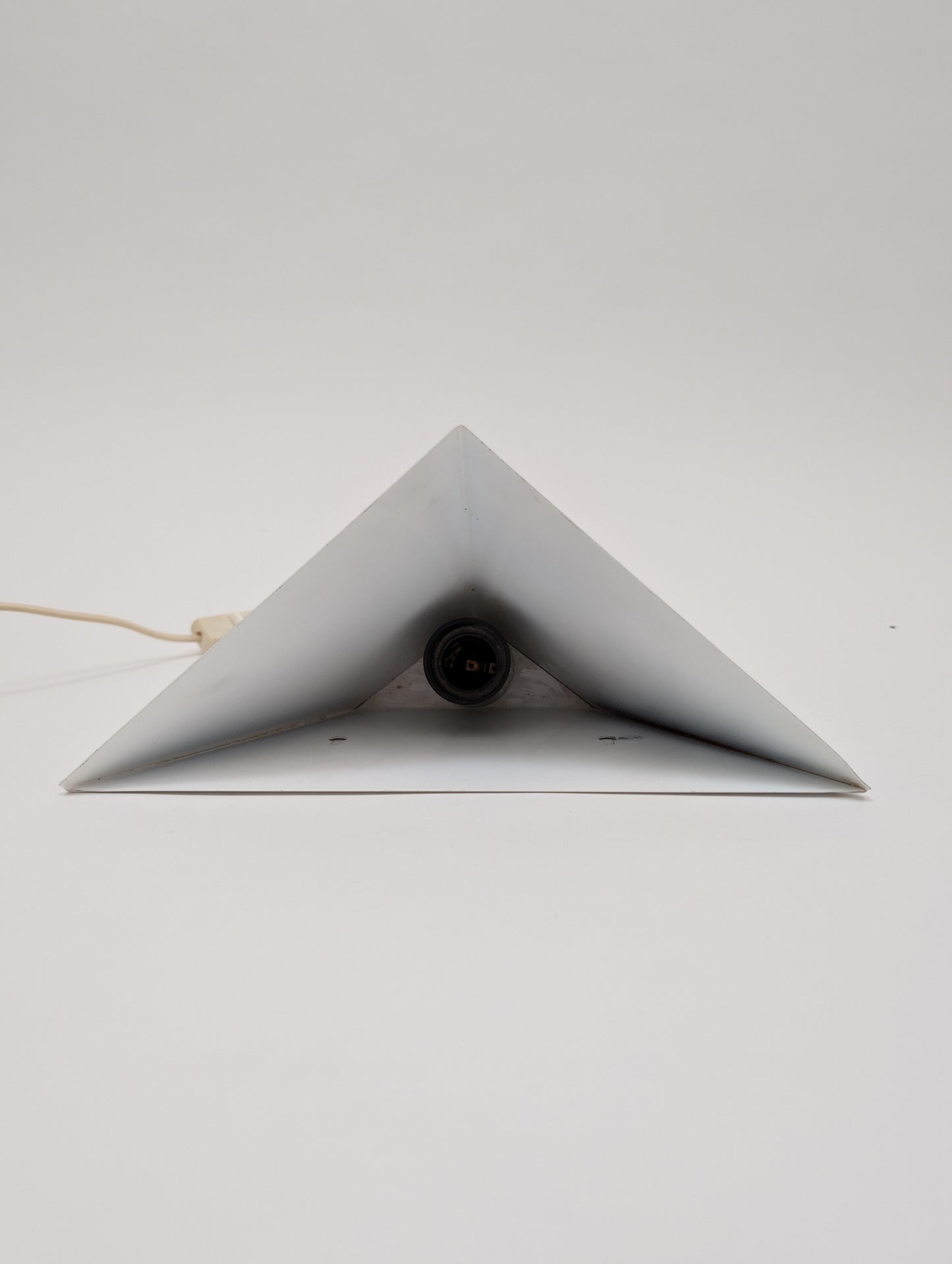 Vintage Danish Pyramid Black Sconce