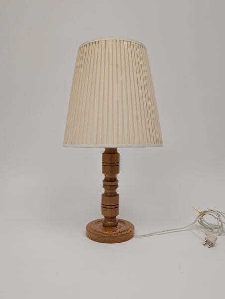 1980s Swedish Pine Wood Table Lamp