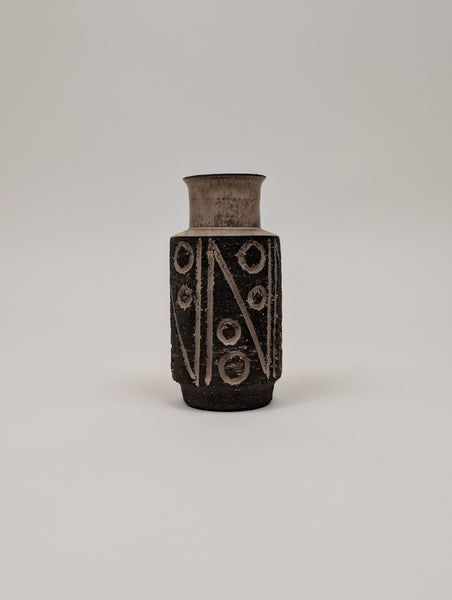 Mid-Century Danish Studio Pottery Vase From Lovemose Denmark, 1960s