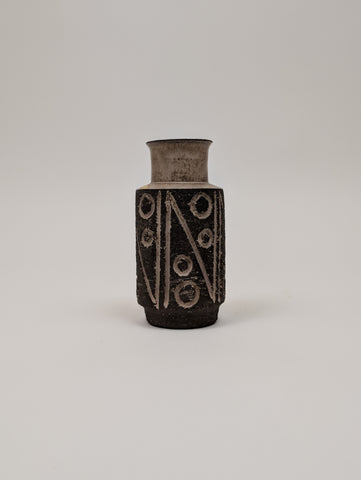 Mid-Century Danish Studio Pottery Vase From Lovemose Denmark, 1960s