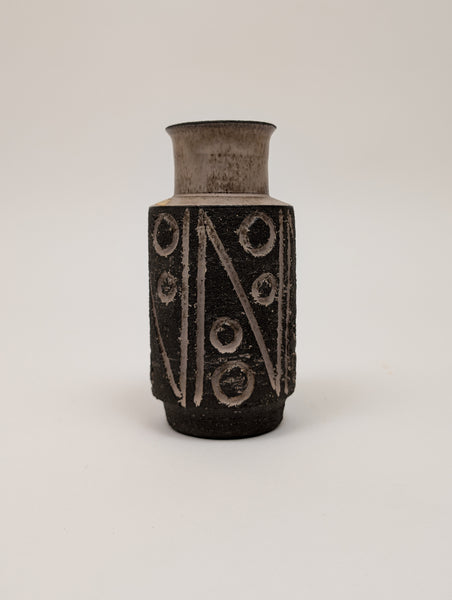 Mid-Century Danish Studio Pottery Vase From Lovemose Denmark, 1960s