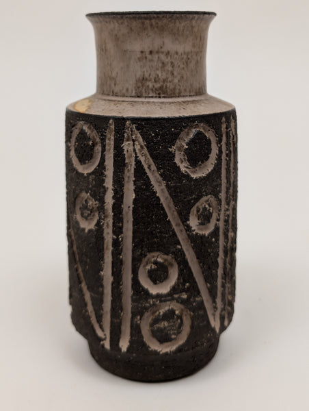 Mid-Century Danish Studio Pottery Vase From Lovemose Denmark, 1960s