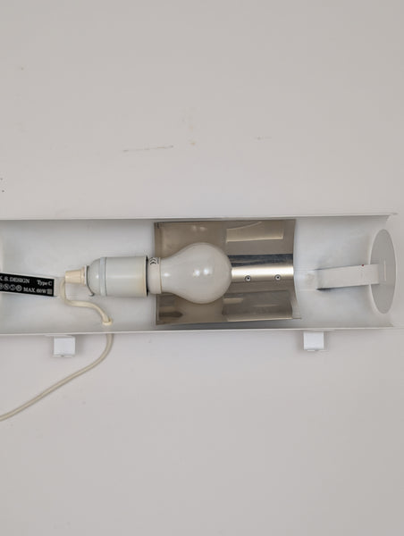 Vintage White Light Sconce, Denmark