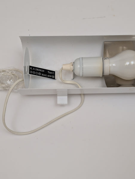 Vintage White Light Sconce, Denmark