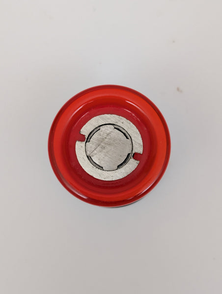 1960s Holmegaard Scarlet Red Palet Range Glass Pepper Grinder