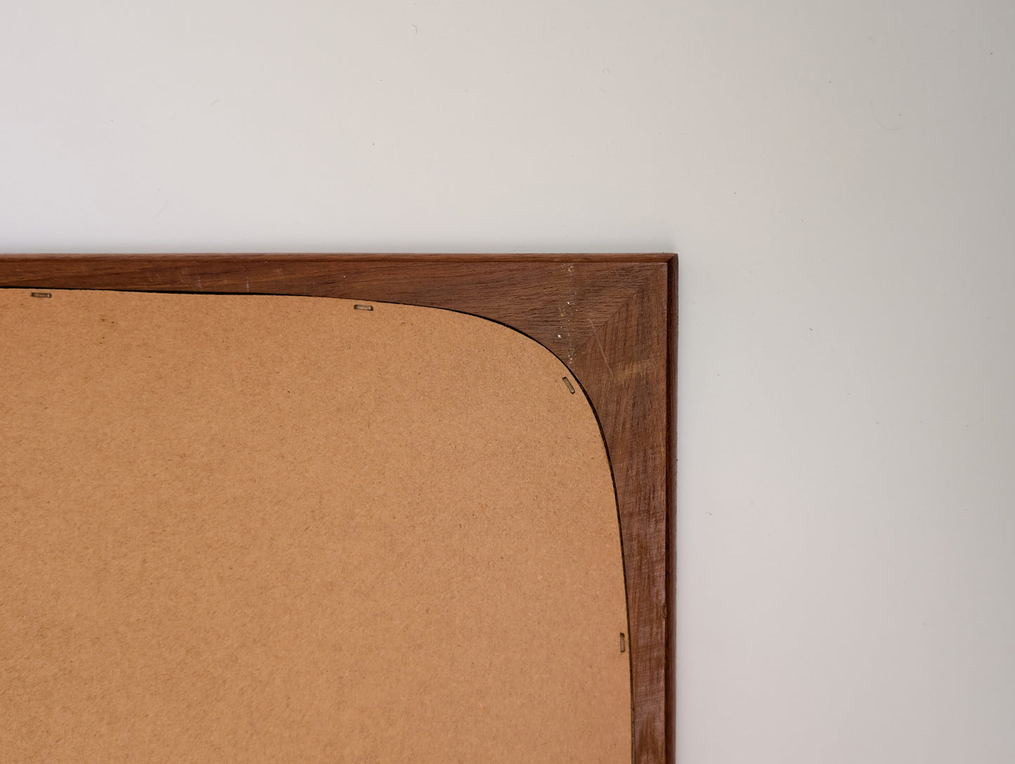 Mid-Century Danish Teak Hanging Wall Mirror by Aarhus Glasimport