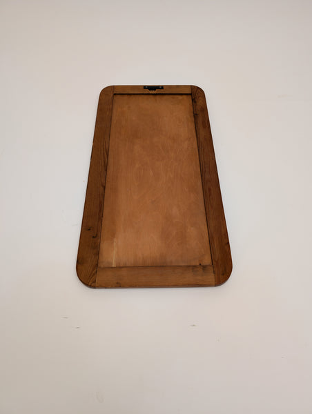 Mid-Century Modern Danish Design Rectangular Wood Framing Wall Mirror, 1960s