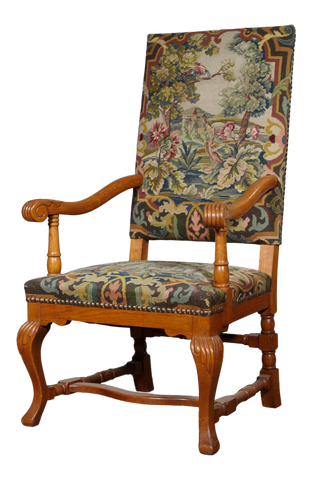 Danish Arm Chair in the Style of Louis XIV