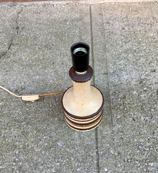 Danish Modern Ceramics Table Lamp Axella Studio, 1970s