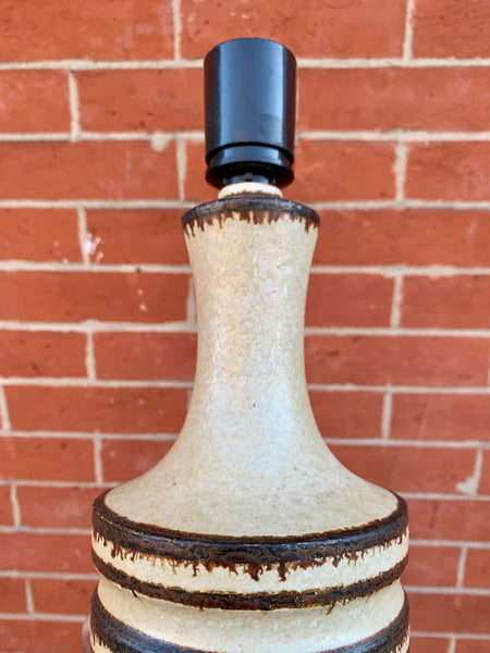 Danish Modern Ceramics Table Lamp Axella Studio, 1970s