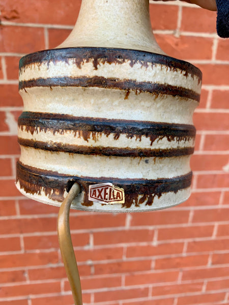Danish Modern Ceramics Table Lamp Axella Studio, 1970s