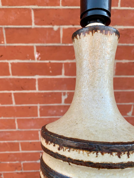 Danish Modern Ceramics Table Lamp Axella Studio, 1970s