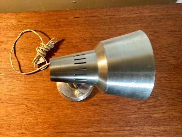 Grey Industrial Gooseneck Table Lamp, 1960s