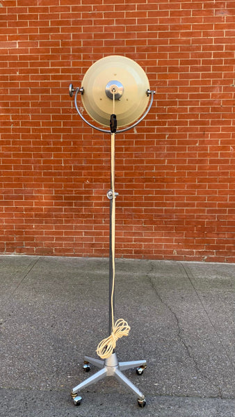 Midcentury Adjustable Industrial Medical Floor Lamp
