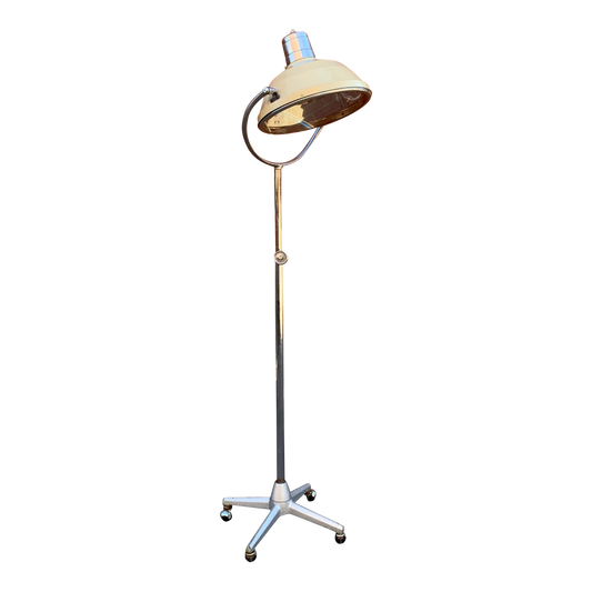 Midcentury Adjustable Industrial Medical Floor Lamp