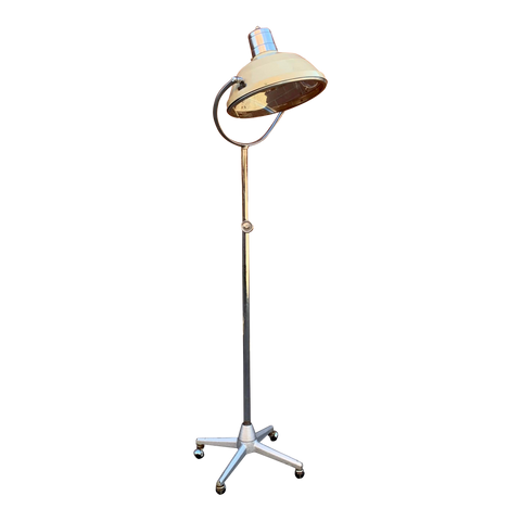 Midcentury Adjustable Industrial Medical Floor Lamp