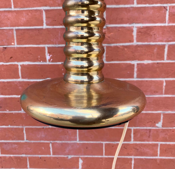 Pair of Brass Table Lamps, Swedish Design, 1970s