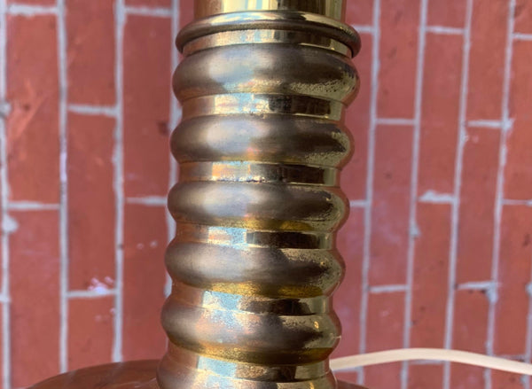 Pair of Brass Table Lamps, Swedish Design, 1970s