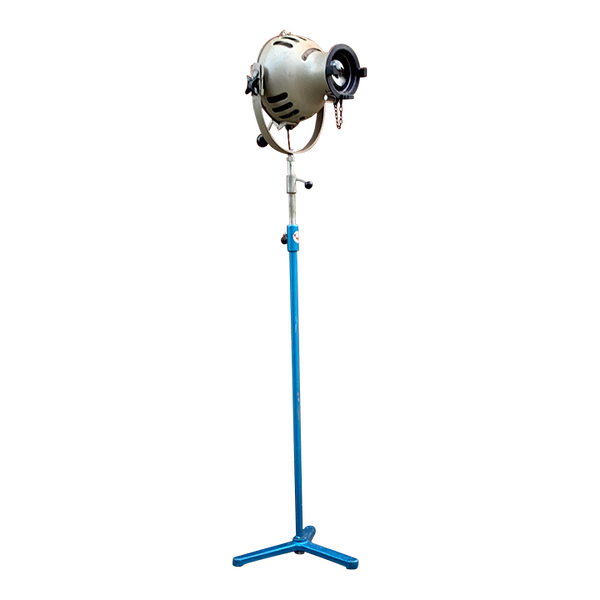 Theater Spotlight Manufactured by Furse on Vintage Tripod, Uk, 1950's