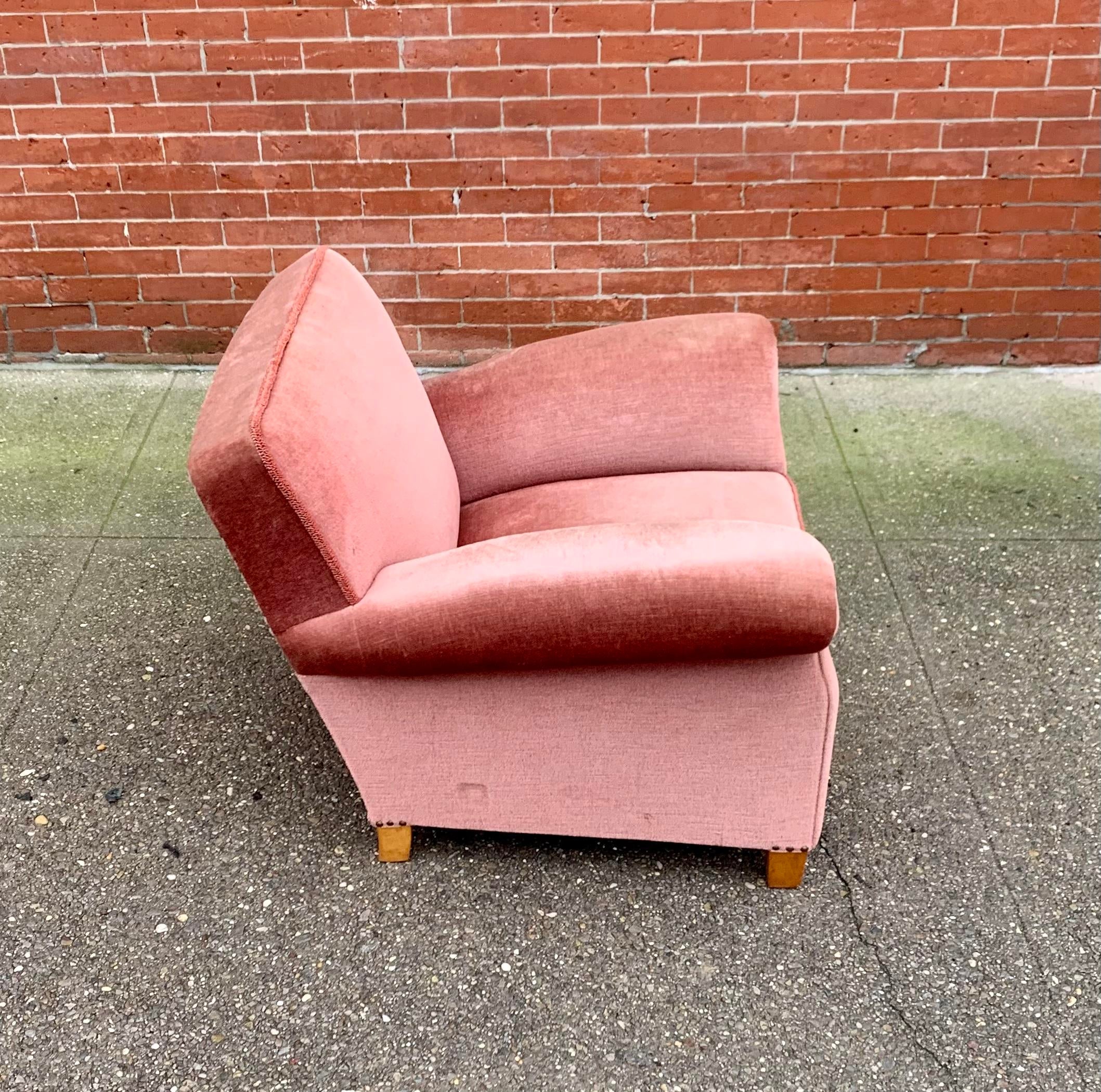 Vintage Scandinavian Art Deco Lounge Chairs - Set of 2