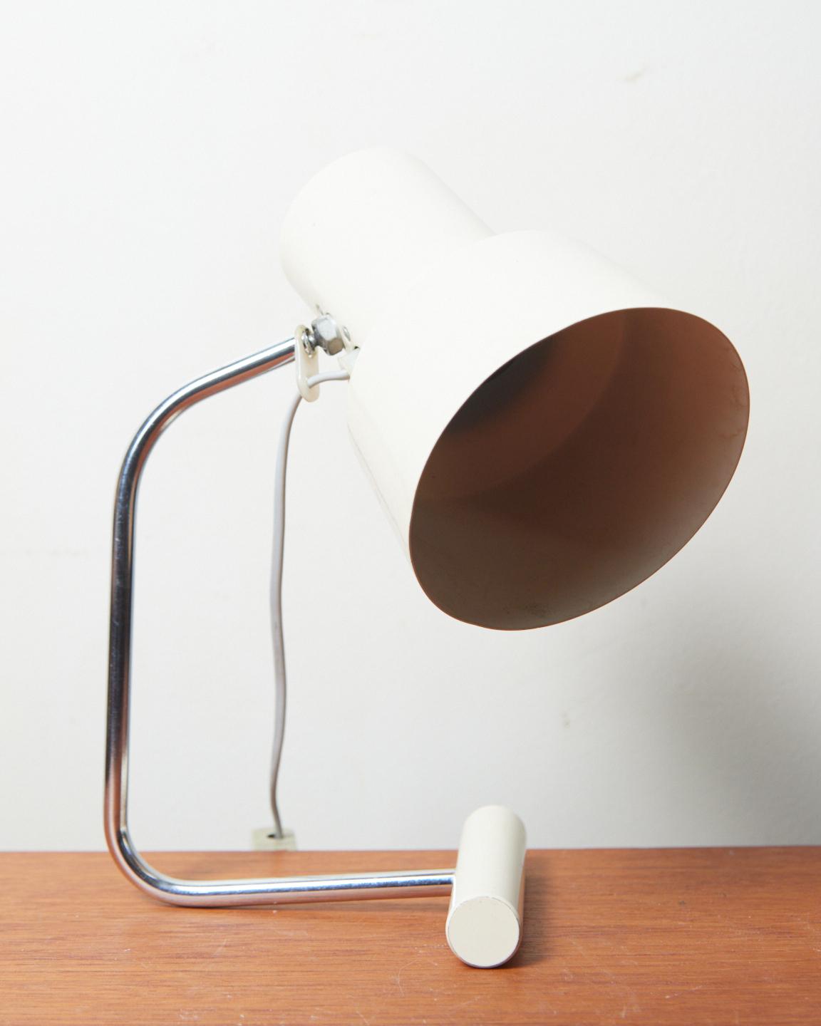 White Table Lamp by Josef Hurka for Napako, 1970s